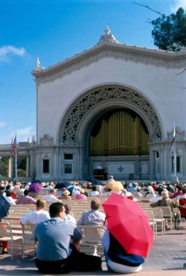 Spreckels Organ Pavilion - Photo by Andrew Hudson/PhotoSecrets