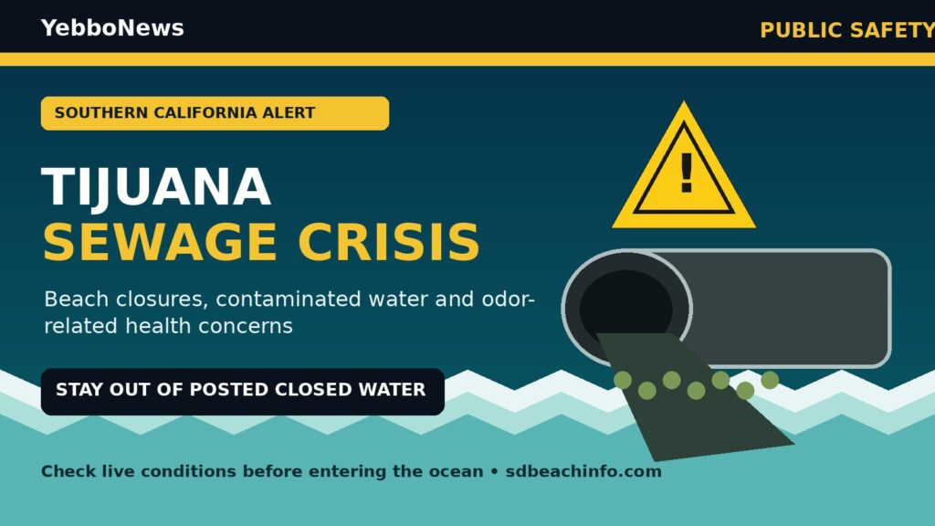 Tijuana Sewage Pollution Continues to Threaten Southern California Beaches